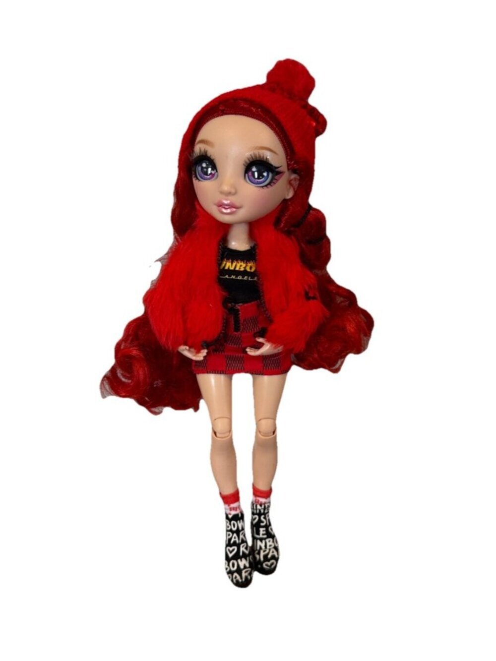 Rainbow High Jr RUBY ANDERSON Sparkle Doll Original Clothing Red Hair MGA